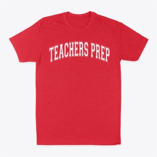 Teachers Prep School Varsity Arch Classic Dad T-Shirt