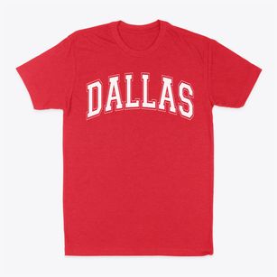 Dallas Montessori Academy Varsity Arch Classic Dad T-Shirt