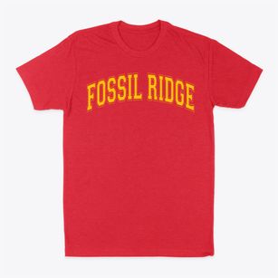 Fossil Ridge High School Varsity Arch Classic Dad T-Shirt