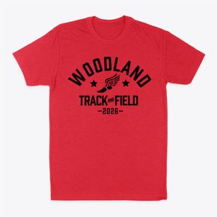 Woodland Health & Wellness Magnet School Track and Field Classic Dad T-Shirt