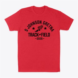 S Johnson Gretna Park Elementary School Track and Field Classic Dad T-Shirt
