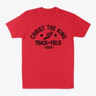 Christ The King School Track and Field Classic Dad T-Shirt