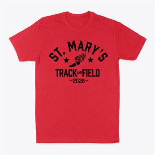 Saint Mary's Catholic School Track and Field Classic Dad T-Shirt