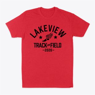 Lakeview Elementary School Track and Field Classic Dad T-Shirt