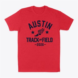 Austin Montessori School Track and Field Classic Dad T-Shirt