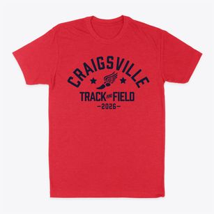 Craigsville Elementary School Track and Field Classic Dad T-Shirt