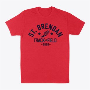 Saint Brendan School Track and Field Classic Dad T-Shirt