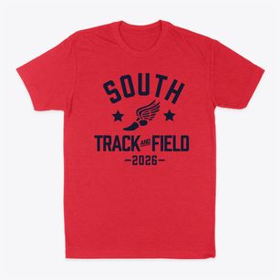 South Middle School Track and Field Classic Dad T-Shirt