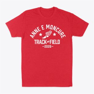 Anne E Moncure Elementary School Track and Field Classic Dad T-Shirt