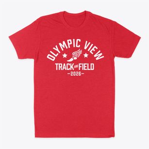 Olympic View Elementary School Track and Field Classic Dad T-Shirt
