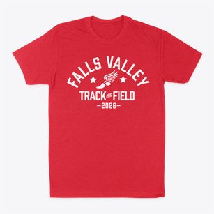 Falls Valley Elementary School Track and Field Classic Dad T-Shirt