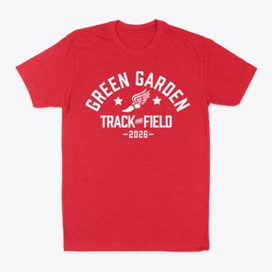 Green Garden Elementary School Track and Field Classic Dad T-Shirt