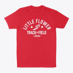 Little Flower Academy Track and Field Classic Dad T-Shirt