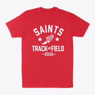 Saints James & John Elementary School Track and Field Classic Dad T-Shirt