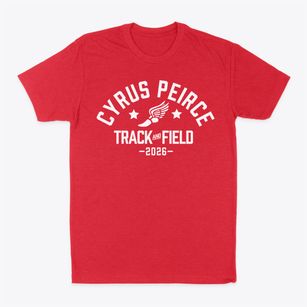 Cyrus Peirce Middle School Track and Field Classic Dad T-Shirt