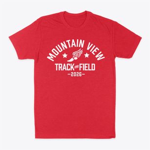 Mountain View Elementary School Track and Field Classic Dad T-Shirt