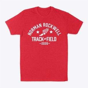 Norman Rockwell Elementary School Track and Field Classic Dad T-Shirt