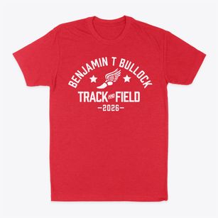 Benjamin T Bullock Elementary School Track and Field Classic Dad T-Shirt