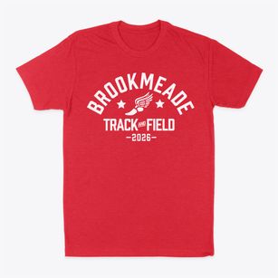 Brookmeade Elementary School Track and Field Classic Dad T-Shirt