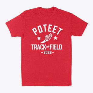 Poteet High School Track and Field Classic Dad T-Shirt