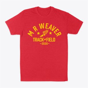 M R Weaver Elementary School Track and Field Classic Dad T-Shirt
