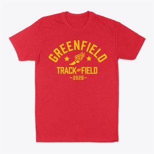Greenfield Elementary School Track and Field Classic Dad T-Shirt