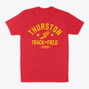 Thurston Middle School Track and Field Classic Dad T-Shirt