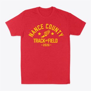 Nance County District 2 School Track and Field Classic Dad T-Shirt