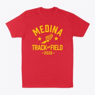 Medina School Track and Field Classic Dad T-Shirt