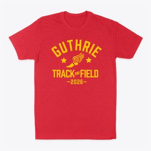 Guthrie Upper Elementary School Track and Field Classic Dad T-Shirt