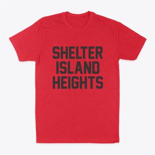 Shelter Island Heights New York Classic Block Classic Dad T-Shirt