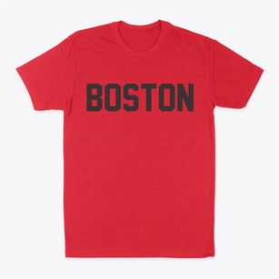 Boston Massachusetts Classic Block Classic Dad T-Shirt