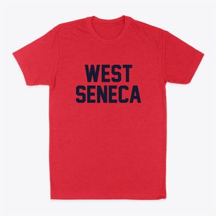 West Seneca New York Classic Block Classic Dad T-Shirt