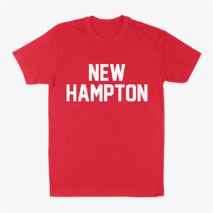 New Hampton Iowa Classic Block Classic Dad T-Shirt