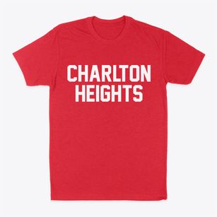 Charlton Heights West Virginia Classic Block Classic Dad T-Shirt