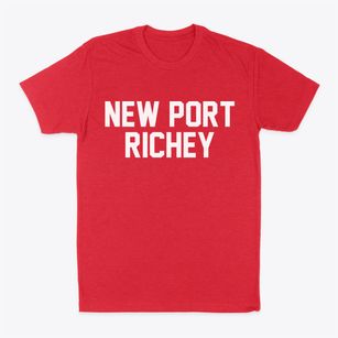 New Port Richey Florida Classic Block Classic Dad T-Shirt