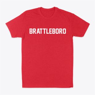 Brattleboro Vermont Classic Block Classic Dad T-Shirt