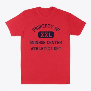 Monroe Center Illinois Athletic Dept Classic Dad T-Shirt