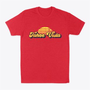Tahoe Vista California Sublime Sunset Classic Dad T-Shirt
