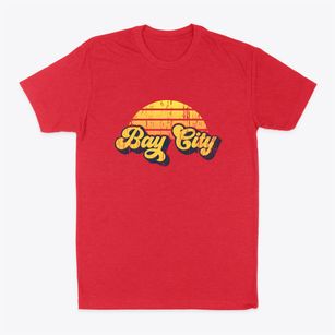 Bay City Wisconsin Sublime Sunset Classic Dad T-Shirt