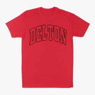 Delton Wisconsin Trendy Block Classic Dad T-Shirt