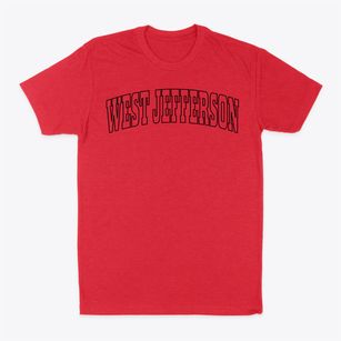 West Jefferson North Carolina Trendy Block Classic Dad T-Shirt