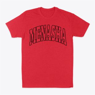 Menasha Wisconsin Trendy Block Classic Dad T-Shirt