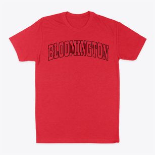 Bloomington Nebraska Trendy Block Classic Dad T-Shirt