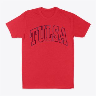Tulsa Oklahoma Trendy Block Classic Dad T-Shirt