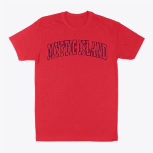 Mystic Island New Jersey Trendy Block Classic Dad T-Shirt