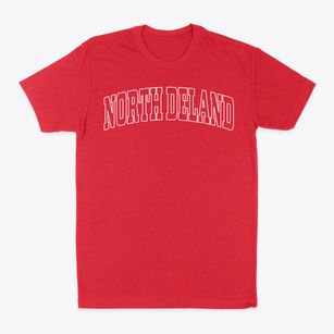 North Deland Florida Trendy Block Classic Dad T-Shirt