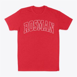 Rosman North Carolina Trendy Block Classic Dad T-Shirt