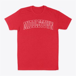Middletown Rhode Island Trendy Block Classic Dad T-Shirt