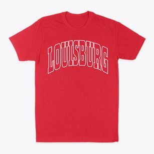 Louisburg Missouri Trendy Block Classic Dad T-Shirt